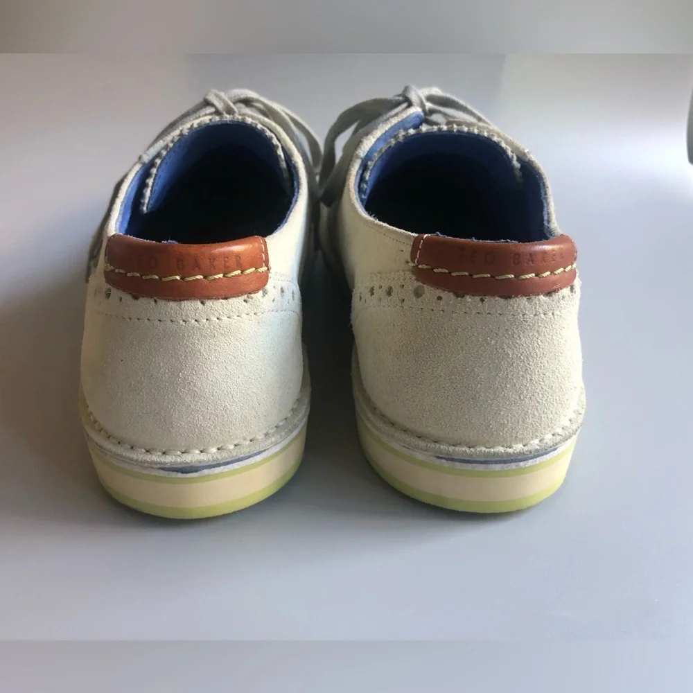 Ted Baker London Mens Jamfro Suede Wingtip Oxford Shoes Size: EUR 41 = US 8
